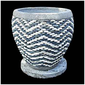Natural stone pot PBP11 D:45 cm